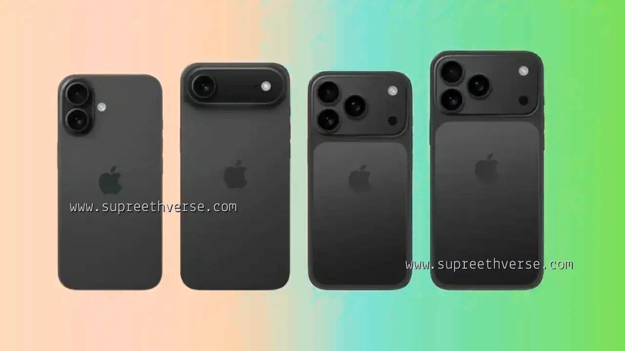 iPhone 17 series family